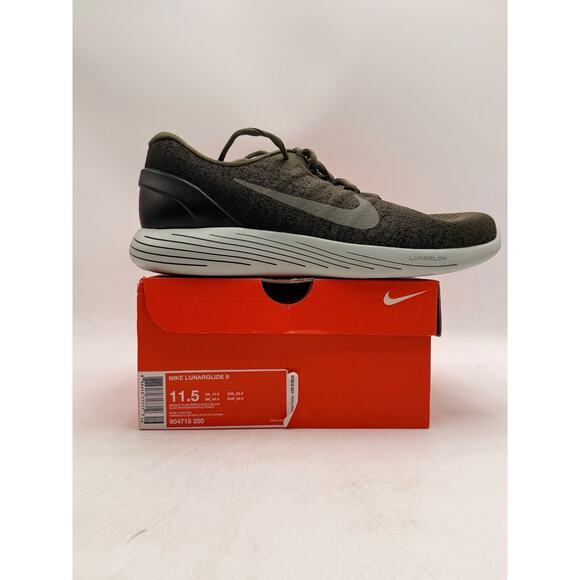 Nike LUNARGLIDE 9 Men's NEW Black US Size 11.5 - Picture 10 of 10